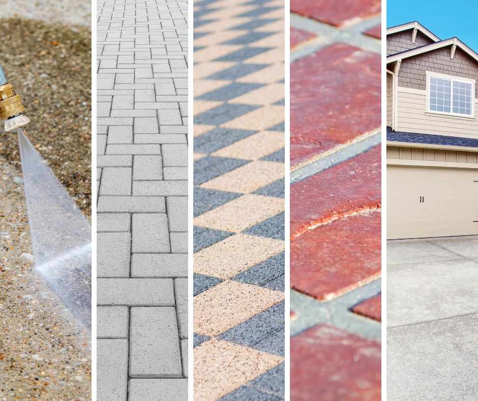 different types of driveway floors